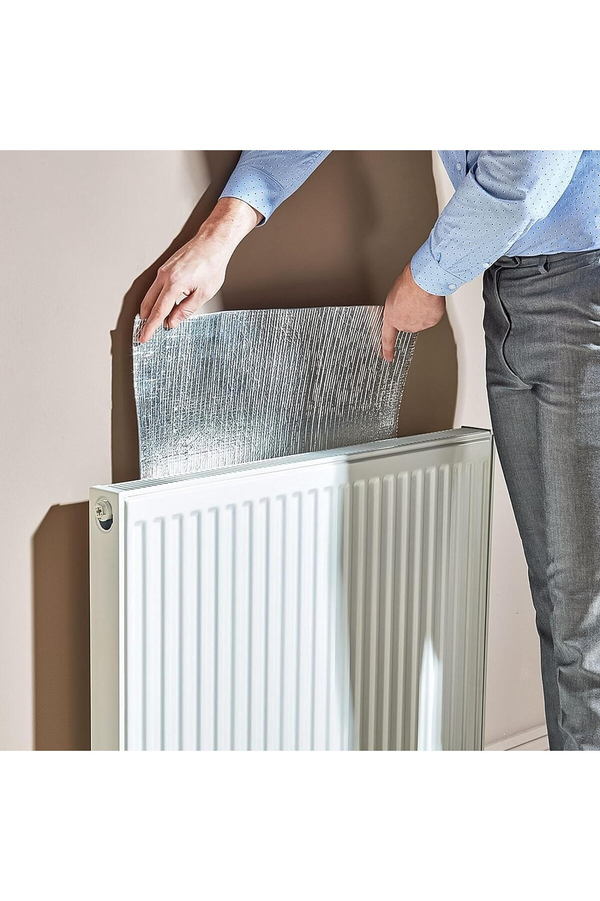 Isı Koruyucu Kalorifer Radyatör Petek Arkası Isı Koruyucu Yalıtım İzalasyon Soğuk itici Levha 3mm