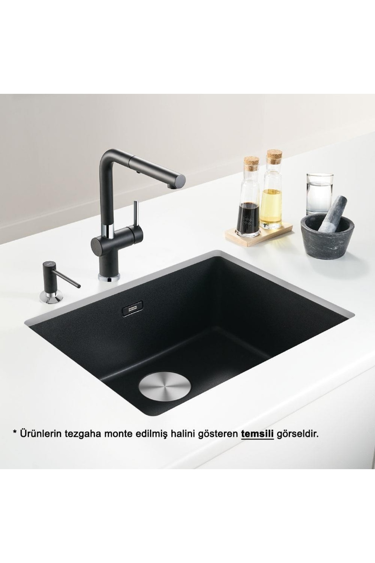 Maris Mrg 210, 110-52 Üçlü Set, Nero Renk