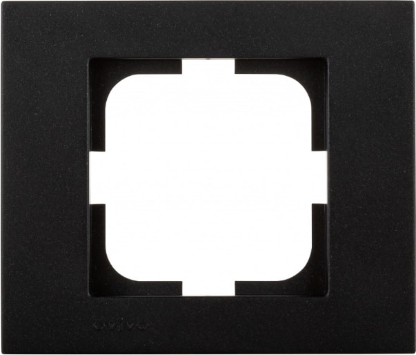 Metalik Siyah Tekli Çerçeve