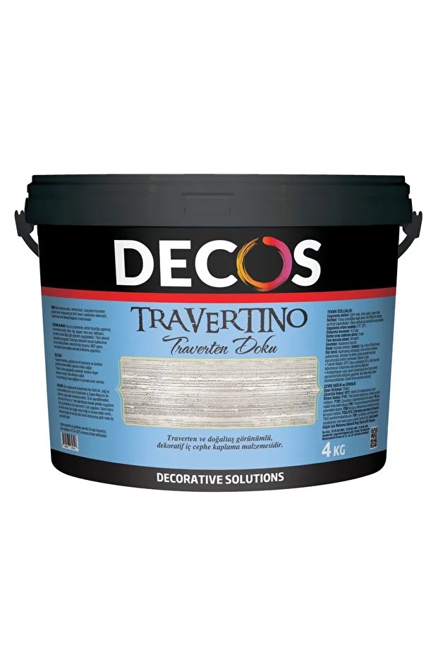 Travertino 4 Kg - Traverten Dokulu Dekoratif Efekt Kaplama