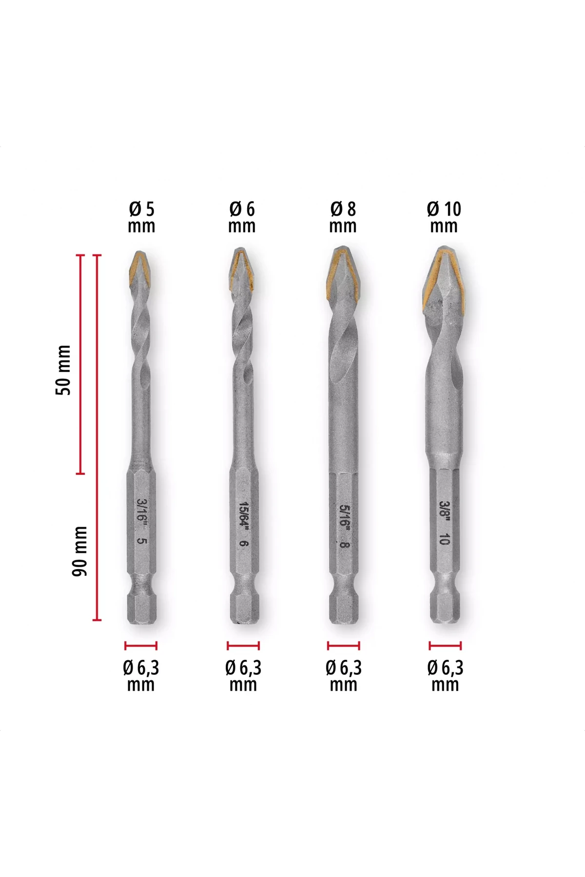 Orijinal Xs-case 4 Parça Seramik Ucu Seti - 49051404