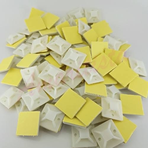 100 Adet Yapışkanlı Kroşe Tutucu 19X19