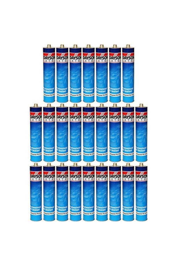 25 Adet Pu Mastik Silikon Yapıştırıcı Siyah 280 ml