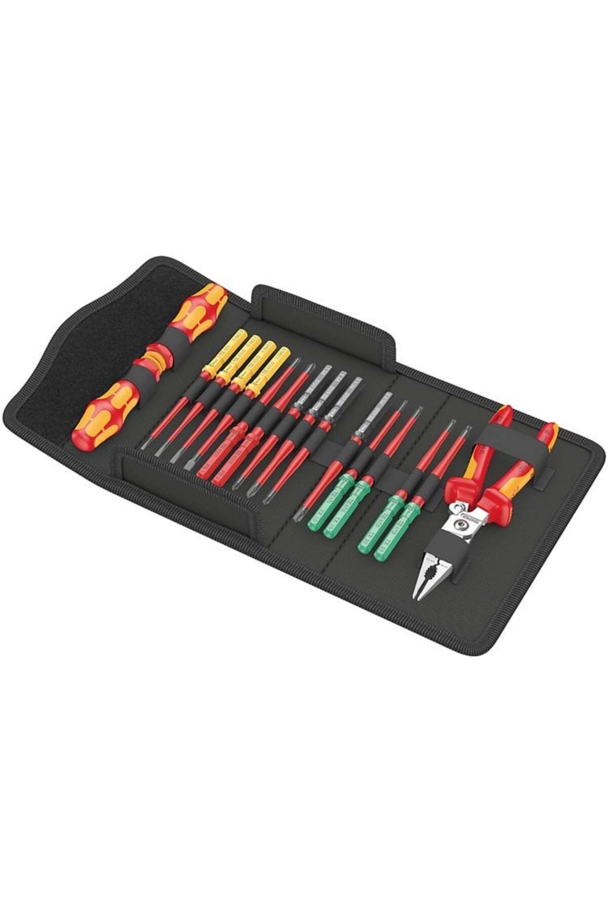 WERA KraftForm Kompact VDE 17 Parça 1000 Volt İzoleli Tornavida Takımı (05006612001)