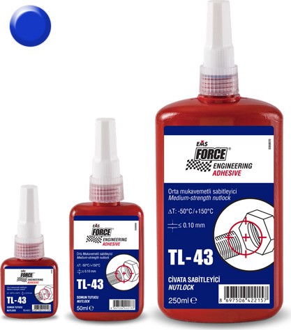 TL-43 Cıvata Sabitleme 250ml (Orta Kuvvet)