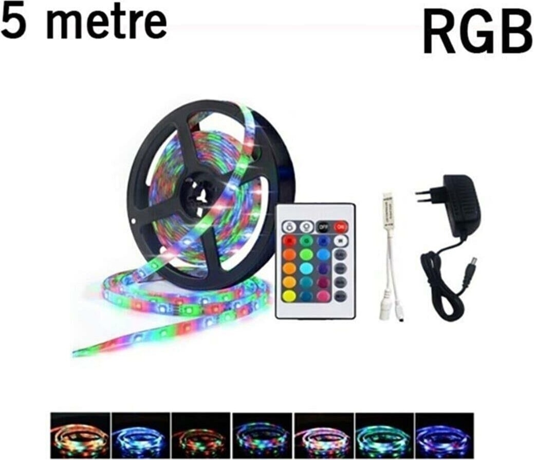CT-4557 Rgb Şerit LED Seti 5 mt 96 Renk