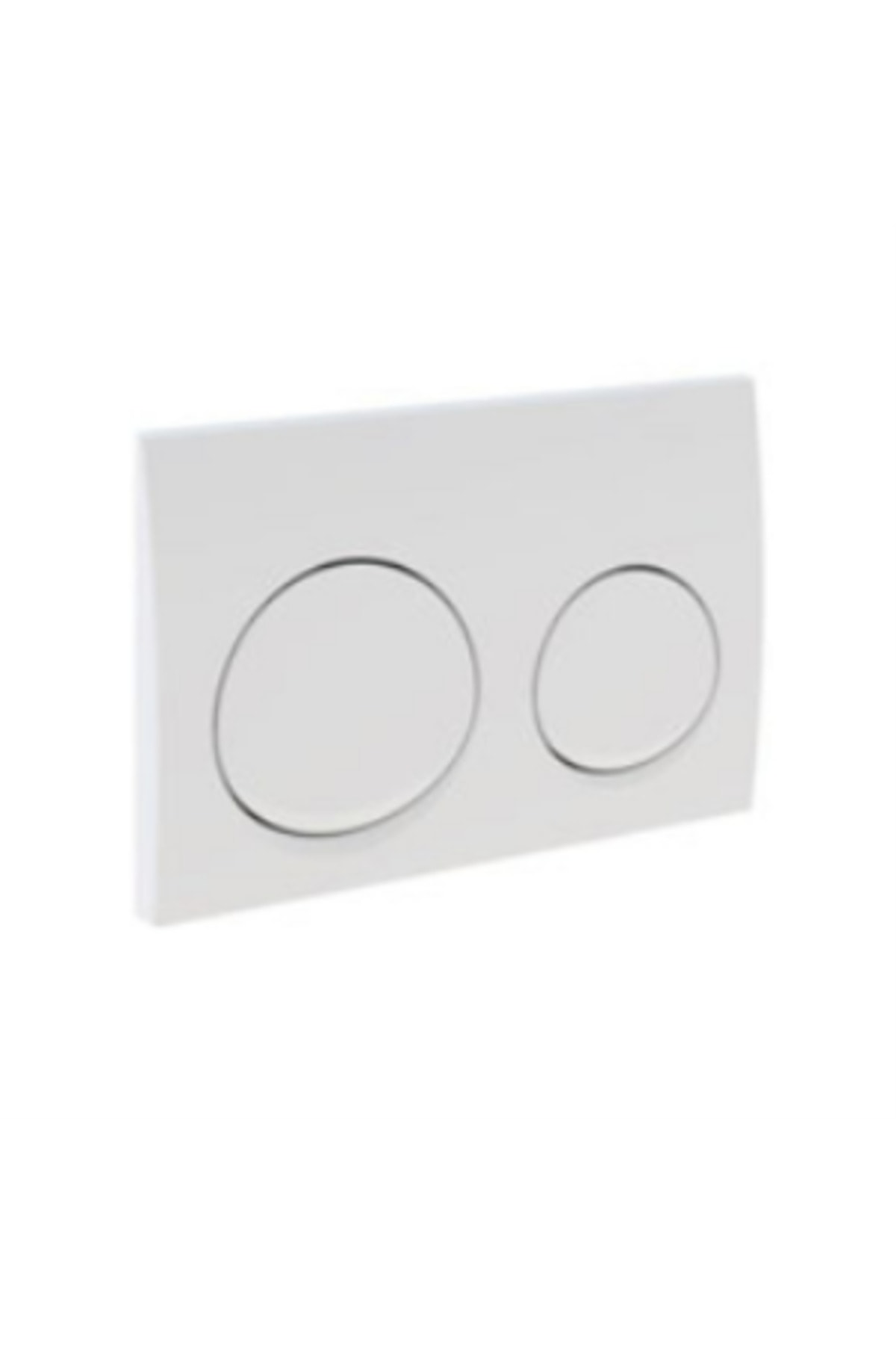 Alpha10 115.040.11.5 Kumanda Kapağı - Çift Basmalı - Beyaz