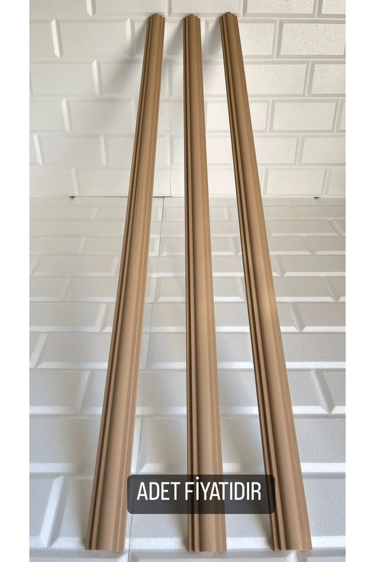 Mocha Minella01 Duvar Çıtası Dekoratif Kendinden Yapışkanlı Stropiyer 4cm 100 Cm