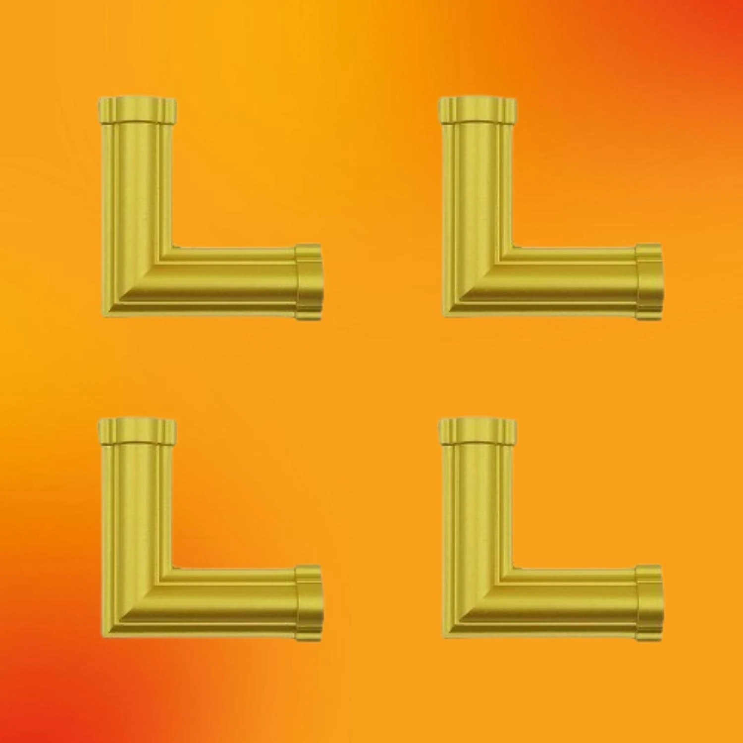 L Köşe Motif 2,5 cm 4 Adet