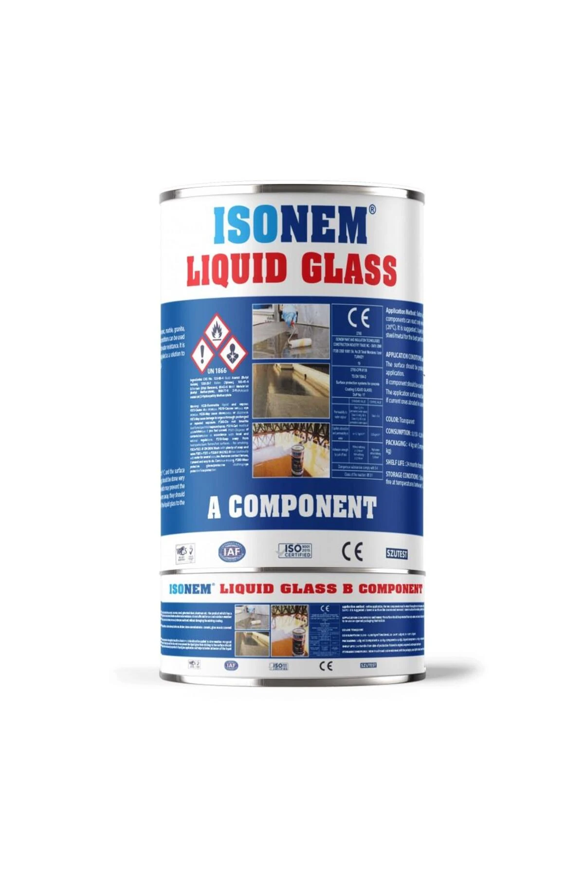 LiQuid Glass Şeffaf Parlak Su İzolasyonu 2 Kg