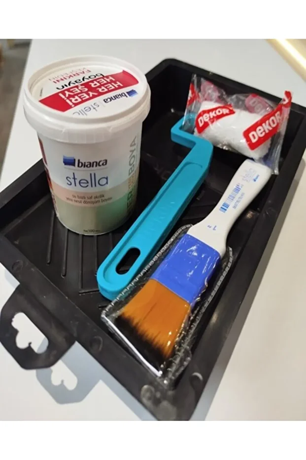 Stella Mini Dönüşüm Boyası 100 Ml Tava Rulo Fırça Set