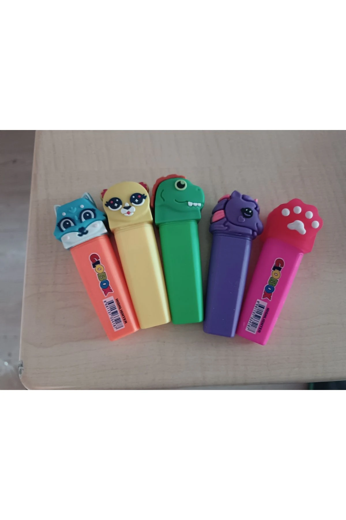 5 Adet Figürlü I?şaretleme Kalemleri