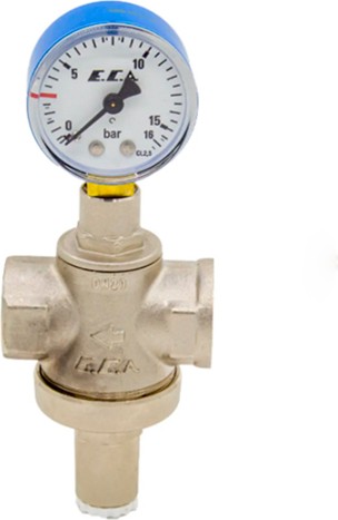 Eca 1" Su Basınç Düşürücü Manometreli - 602111042