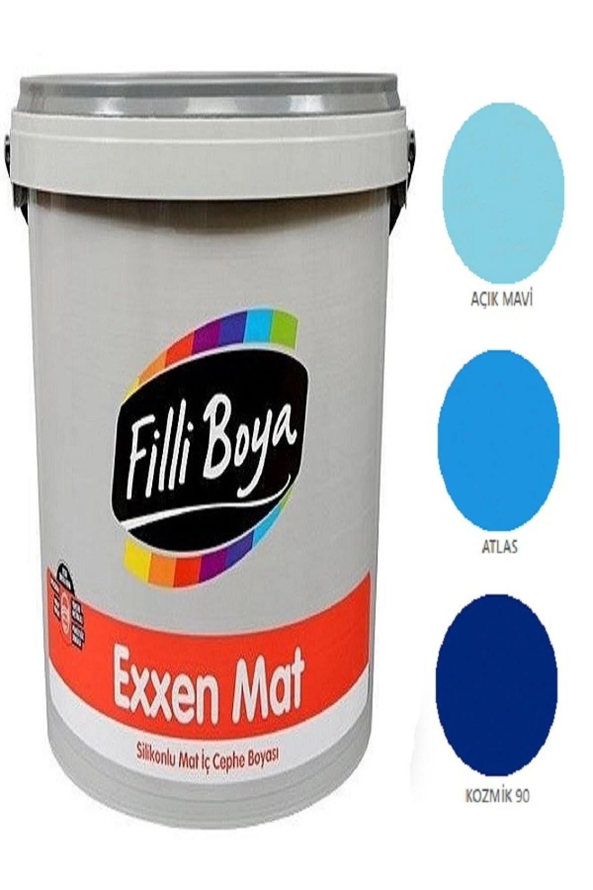 Filli Exxen Mat Silikonlu Mat Iç Cephe Boyası 2,5lt (açık Mavi)