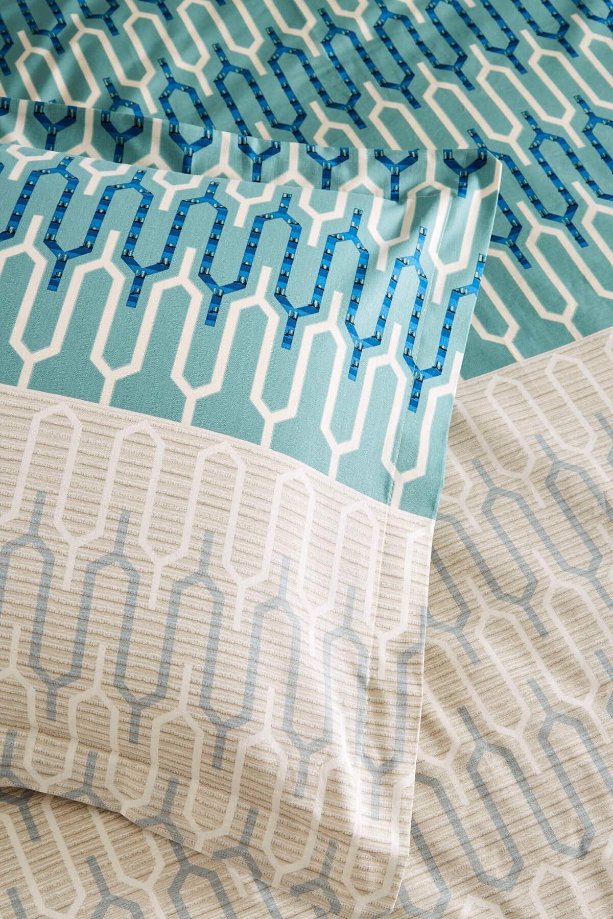 Flame Stitch Çift Kişilik Nevresim Takımı