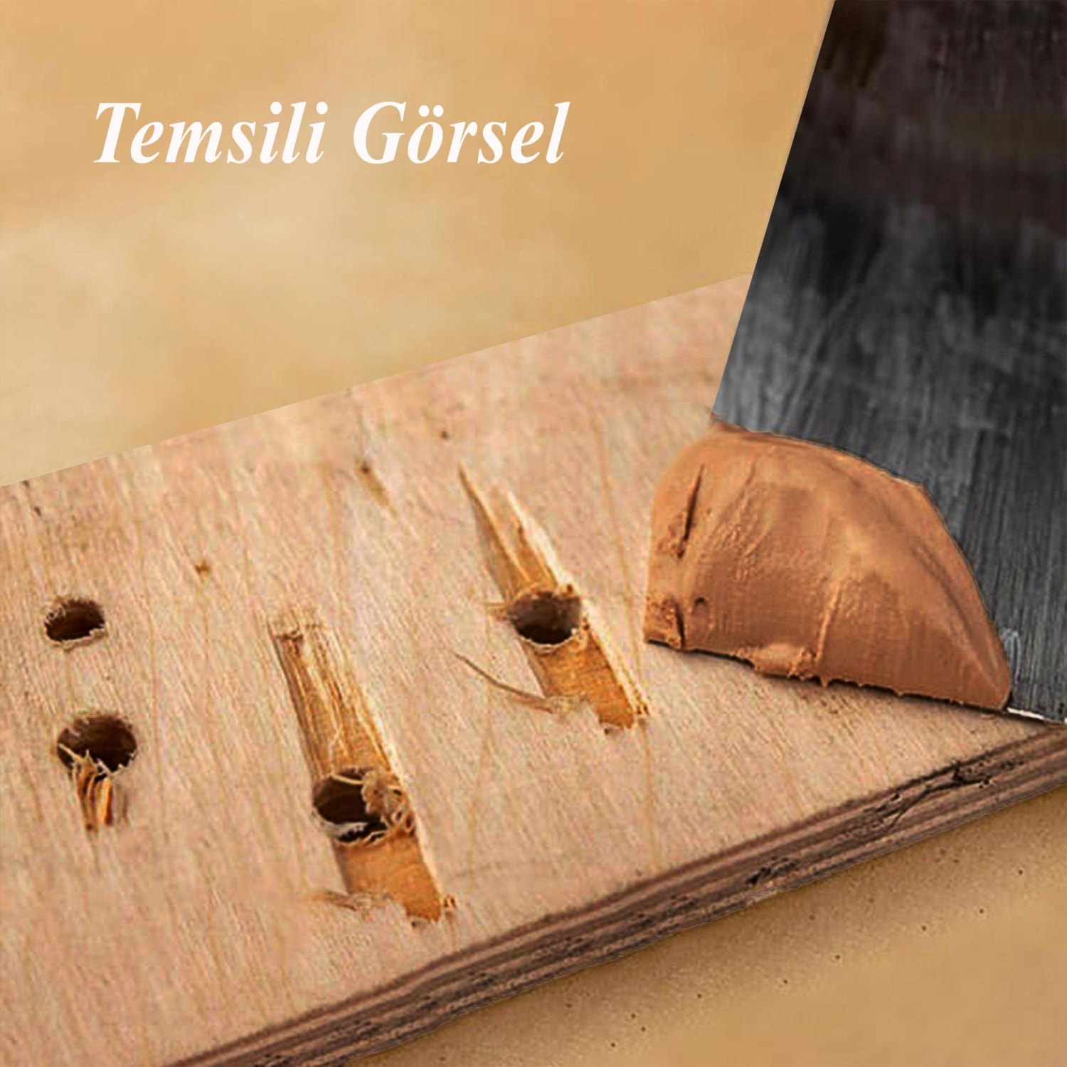 Tamir Macunu Ahşap Parke Gürgen Mobilya Dolgu Çatlak Çizik Giderici 200 gr Kullanıma Hazır Macun