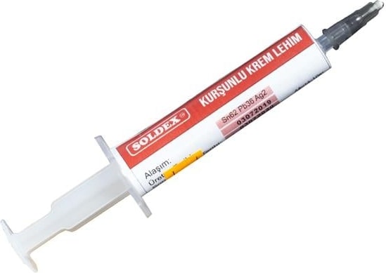 Kurşunlu 10 Gr. Krem Lehim Şırınga