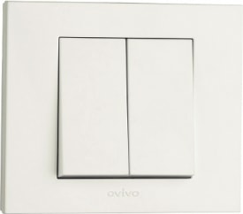 Grano İkili Komütatör Beyaz Renk Modern Tasarım ve Yüksek Dayanıklılık