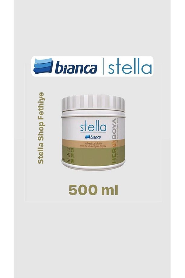 Stella Saf Akrilik Dönüşüm Boyası - SİYAH