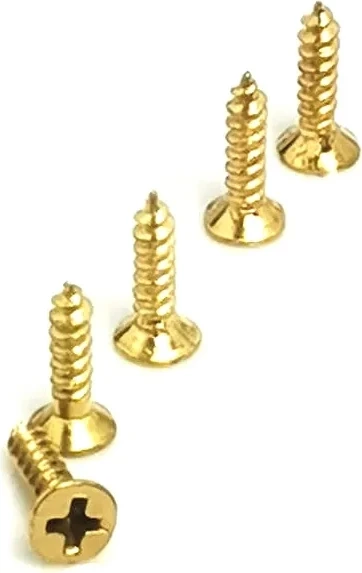 Klips, Menteşe, Ayak, Ağaç, Sunta Vidası 2,2x9,5mm - Sarı 100 Adet