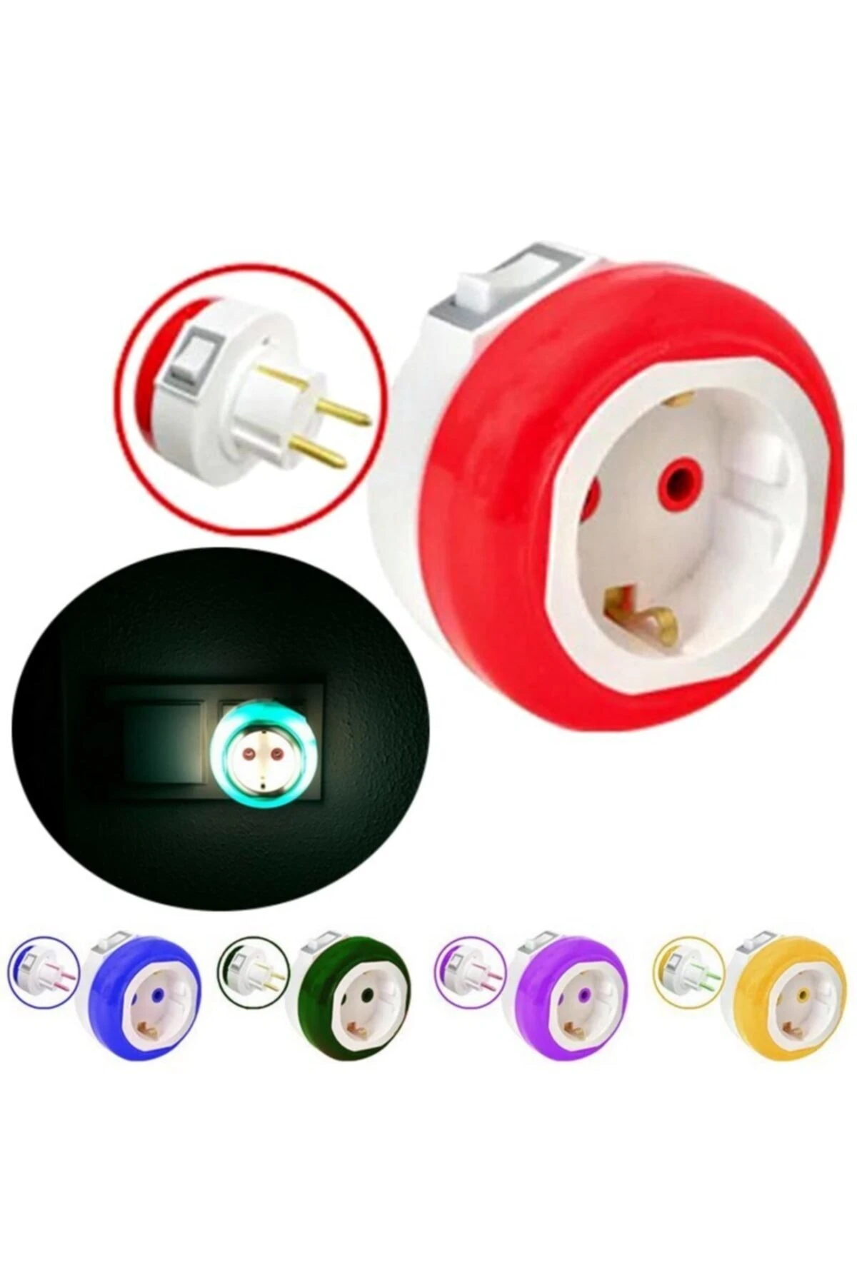 Gece Lambası Anahtarlı Prizli Gece Lambası Anahtarlı Gece Lambası