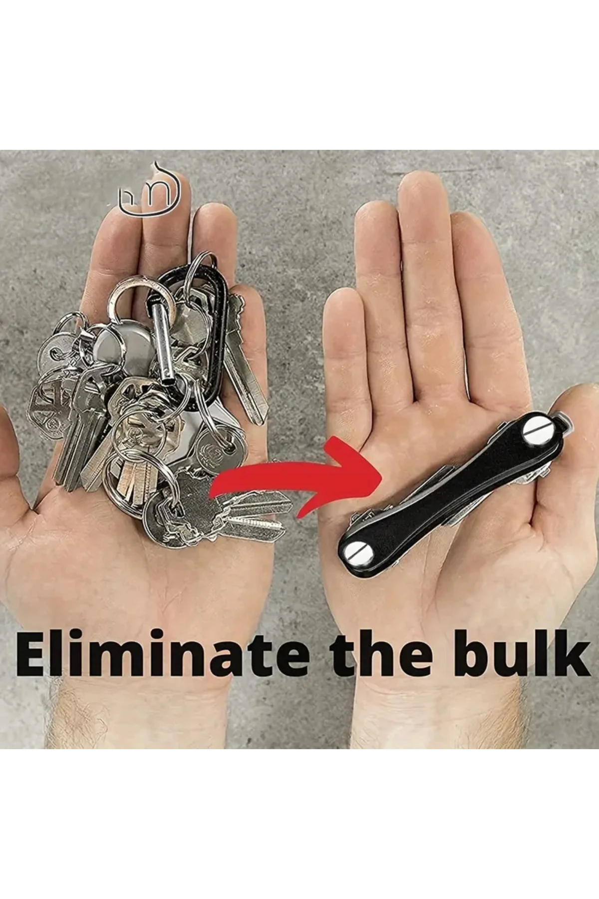 Anahtar Düzenleyici Akıllı Organizatör Anahtarlık Metal Anahtar Tutucu Clever Key