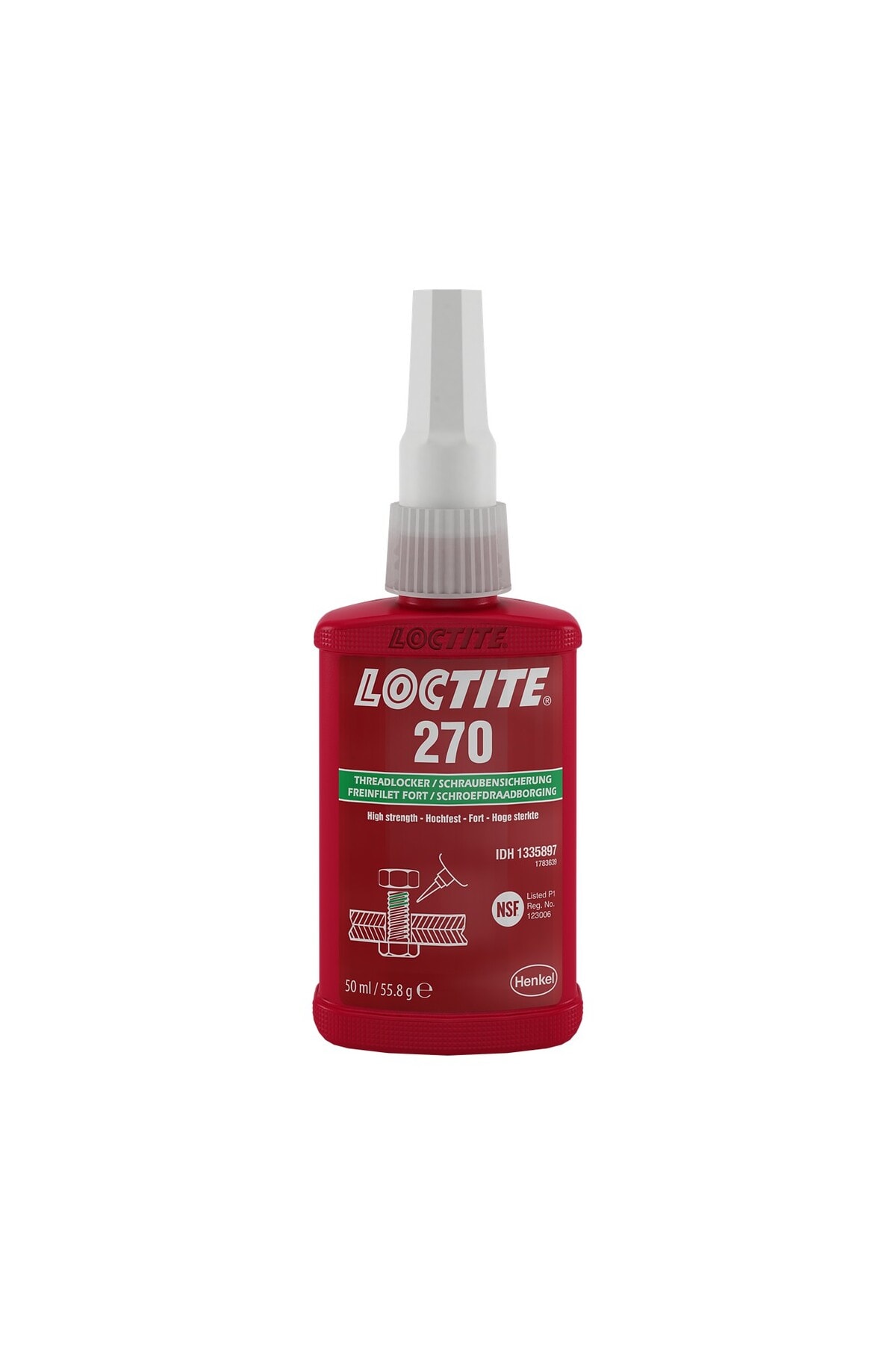 Loctite 270 Vida Cıvata Sabitleyici Yüksek Mukavemetli 50 gr/ml