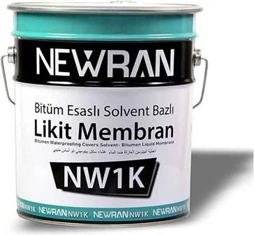 Newkim Newran Nw-1k Bitüm Esaslı Solvent Bazlı Likit Membran 18 kg