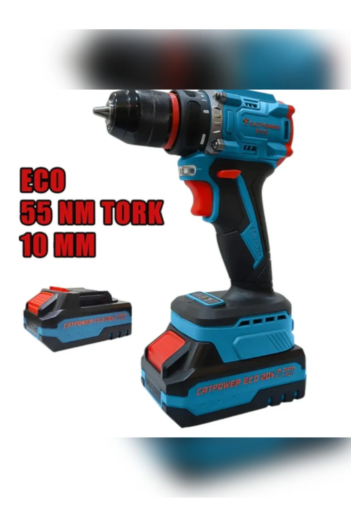 Catpower 1020 Kömürsüz Akülü Vidalama Li-ion (SET) 10 MM 20V 2.0 Ah