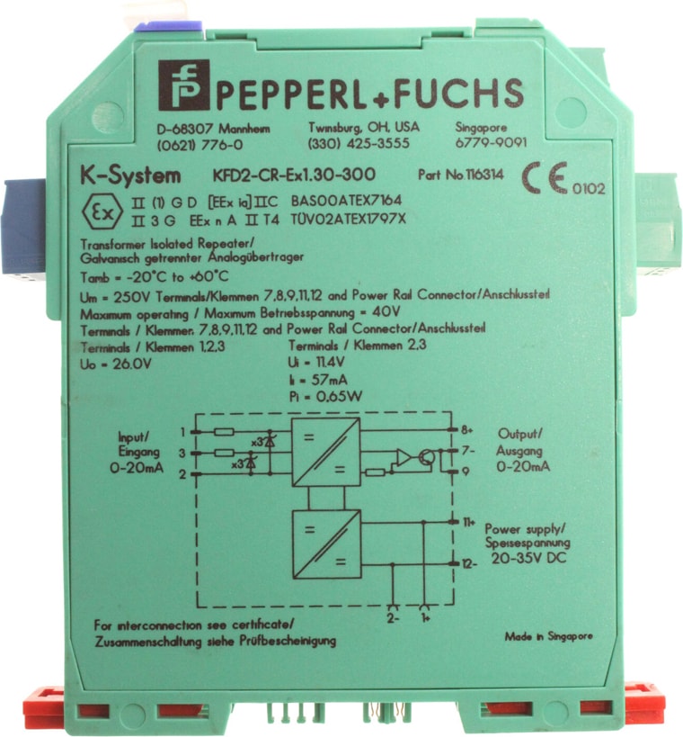 KFD2-CR-EX1.30-300  Sinyal Dönüştürücü ( KUTUSUZ ÜRÜN )