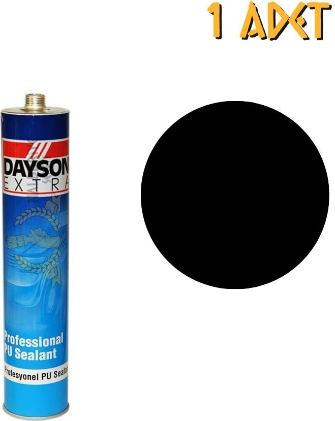 Extra Poliüretan Mastik Yapıştırıcı Siyah 280 Ml.