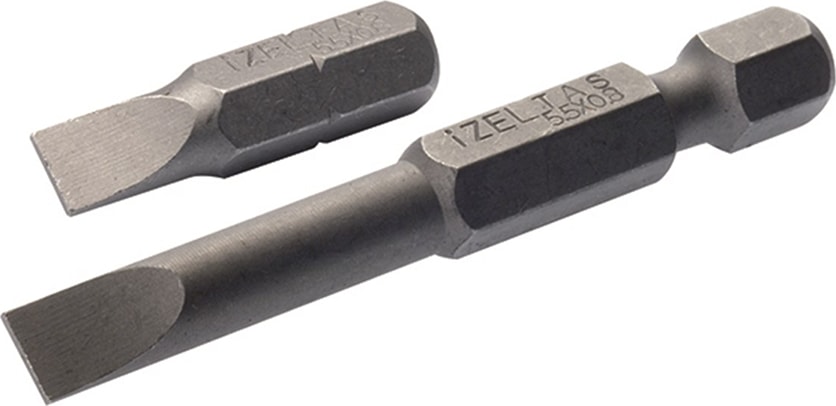 İZELTAŞ ş 0.8x5.5 50MM Düz Bits Uç