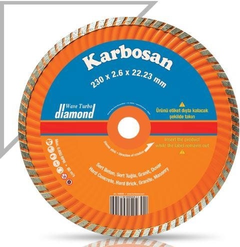 KARBOSAN Turbo Kanallı Elmas Kesici 115