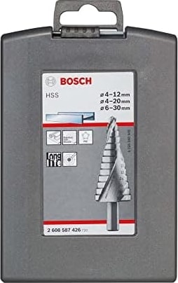 BOSCH Professional Accessories Pro 3 Parçalı. Kademeli Matkap-Seti Hss Mit 3-Yüzeyler-Şaft