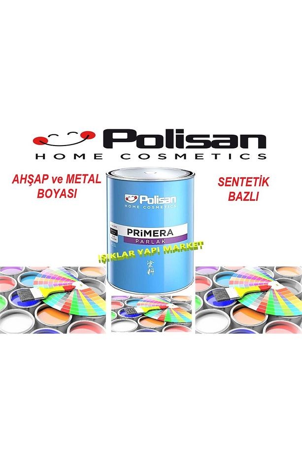 metal ve ahşap boyası-sentetik-parlak-yağlı boya-primera parlak-0,75Lt. -beyaz