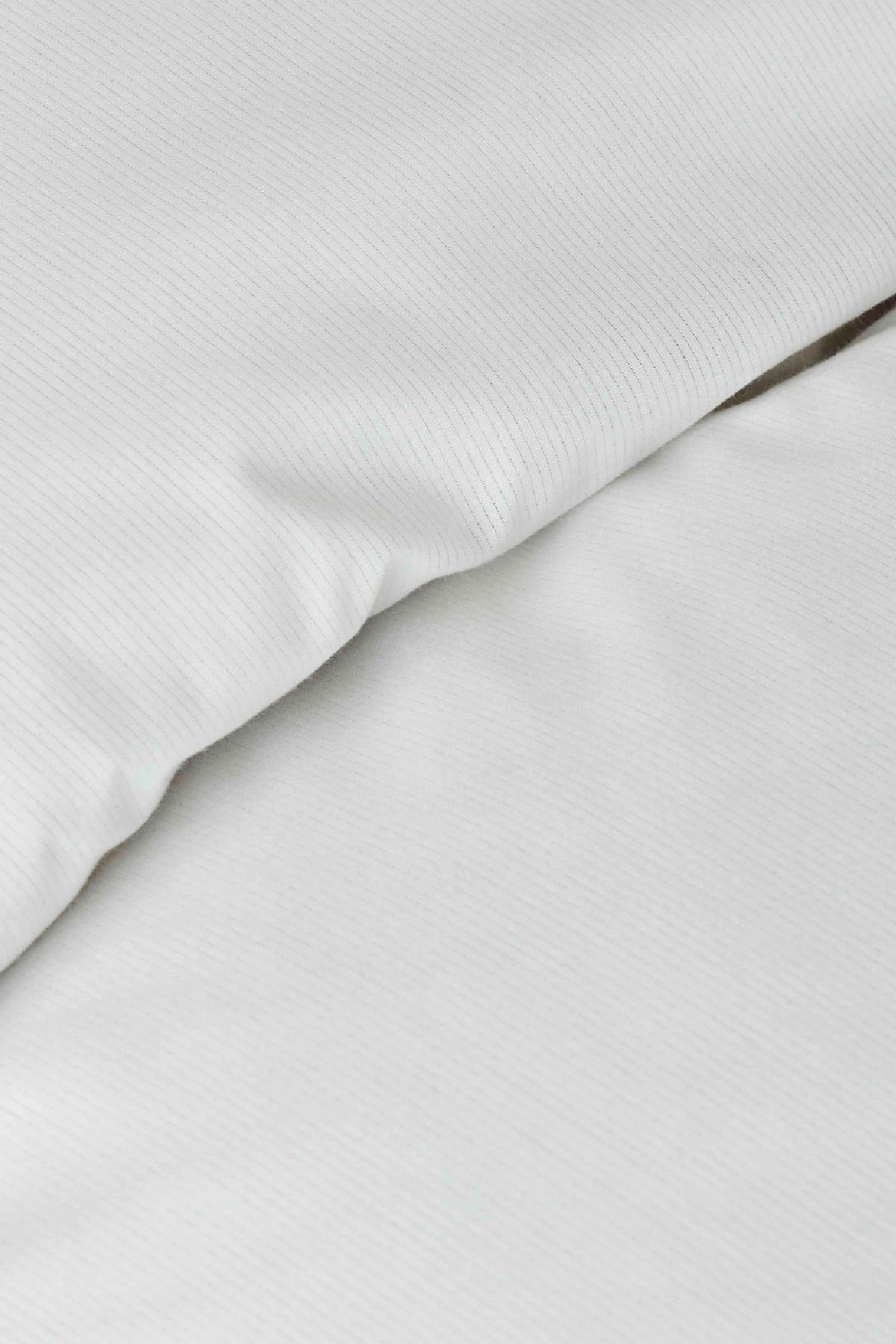 Back To Basic %100 Pamuk King Size Nevresim Takımı Beyaz