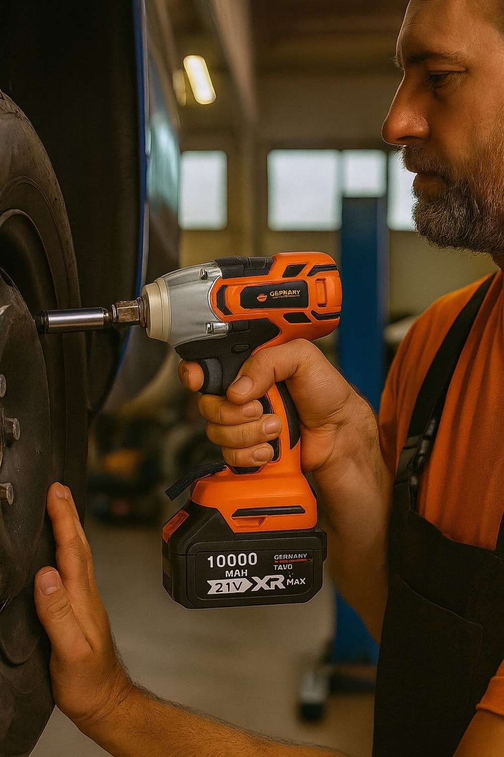 Kömürsüz Motor 350 Nm Setli Motor Bijon Somun Sıkma Sökme Makinesi Torklu Vidalama Matkap