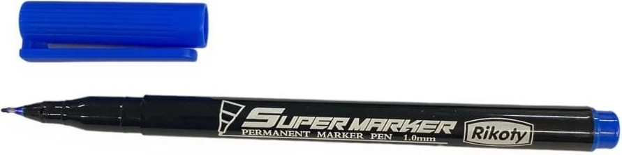 çınar ticaret rikoty g-0921 mavi 1 mm uçlu süper marker kalem