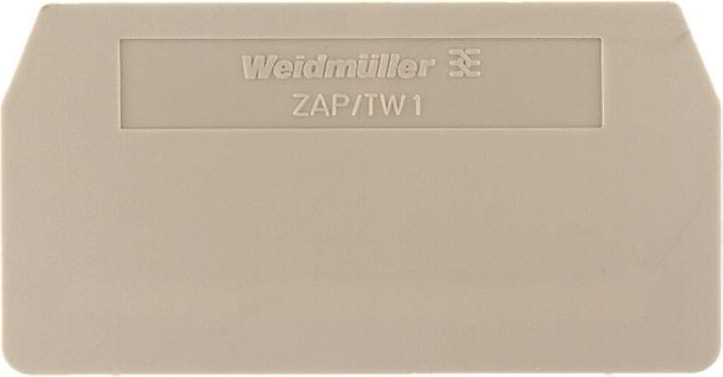 Weidmüller Zap/tw 3- Zsı 2.5 ve Zdu 2.5/4AN Serisi Için Yan Kapak