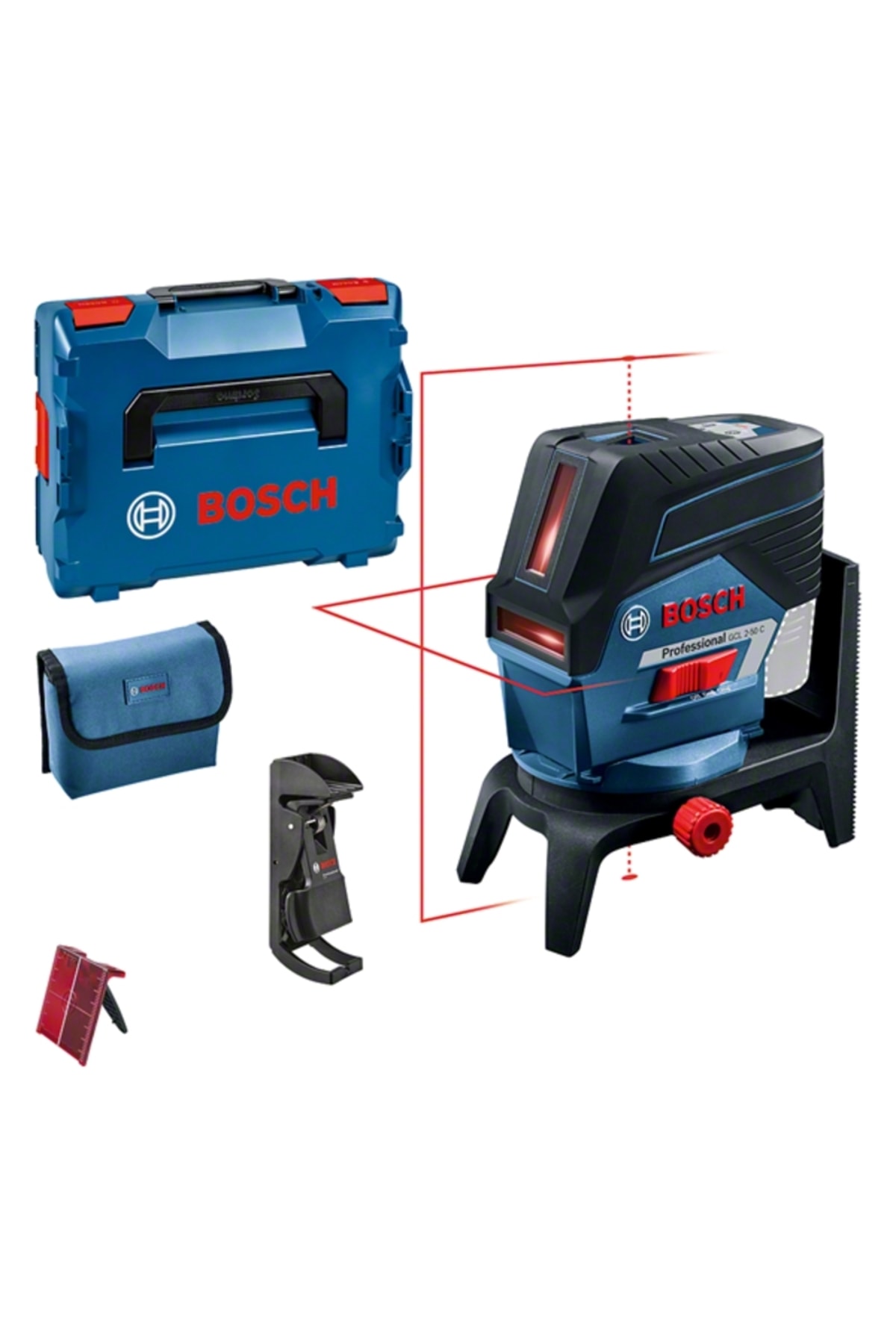 GSB 12V-30 Akülü Darbeli Delme/vidalama + GCL 2-50 C Kombi Lazer Seti