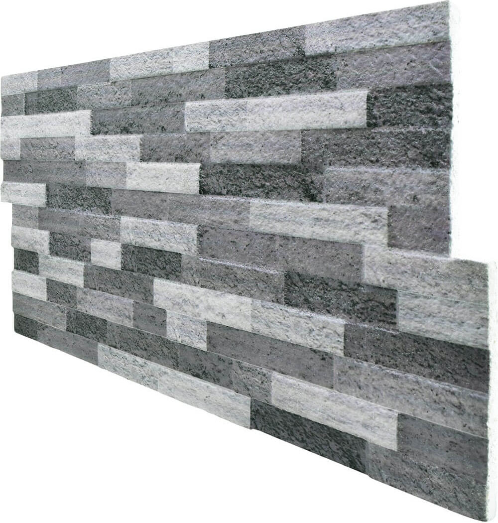 5 Adet (2.5m2) Patlatma Taş Desenli 3 Boyutlu Renkli Strafor Köpük Duvar Kaplama Paneli (PT-211)