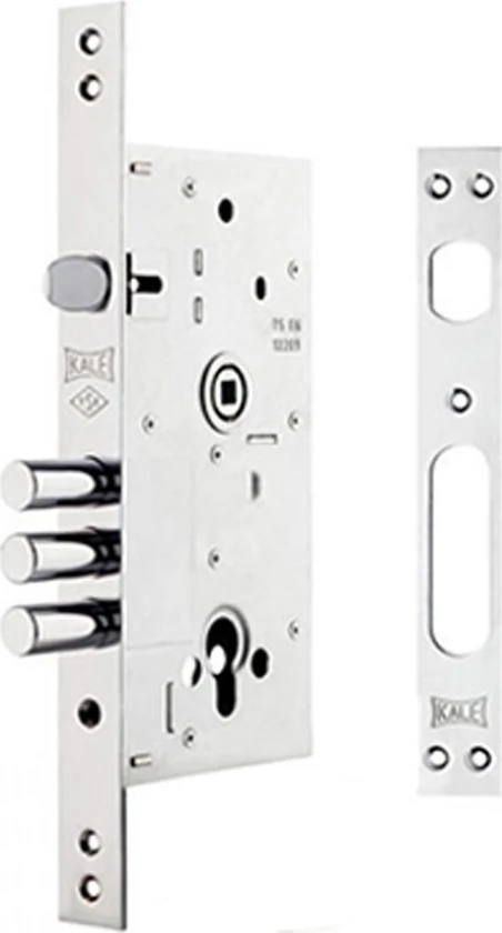 Kale 252 R Monoblok Çelik Kapı Kilidi - Krom