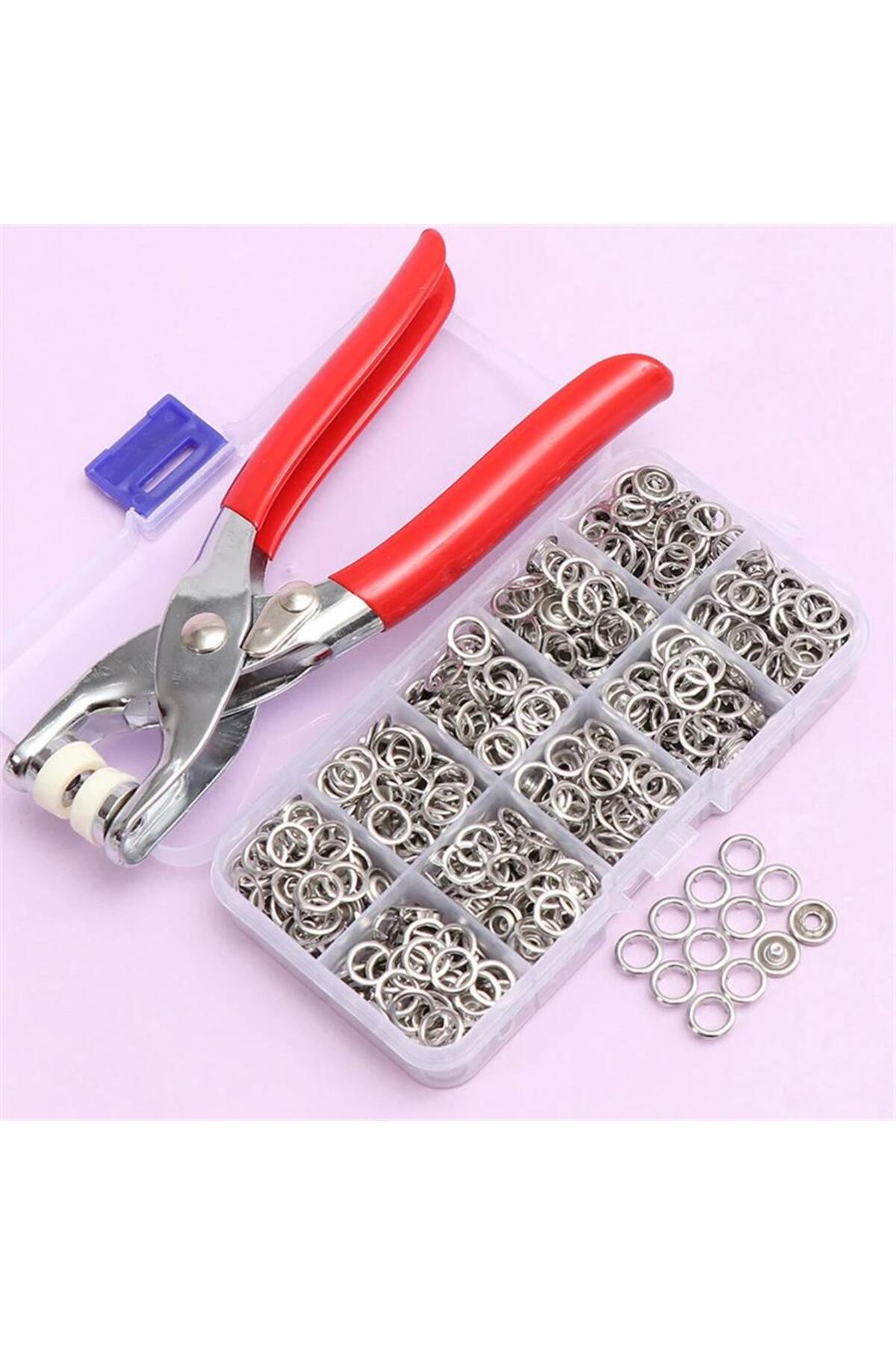 Metal Çıt Çıtlı Düğme Pensesi Ve Düğme Aparatları Gömlek, Elbise Kıyafet Düğme Aparatı