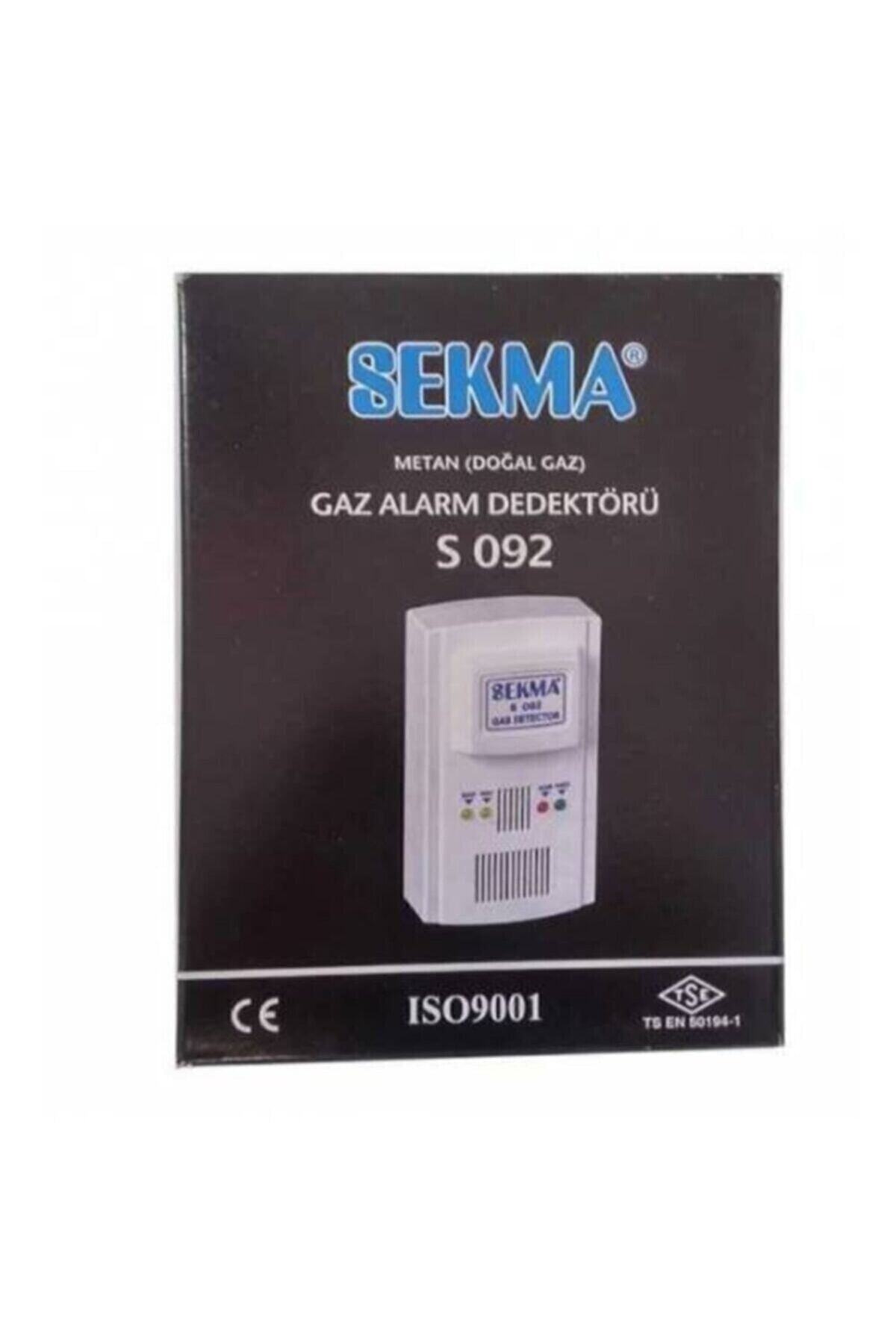 (2 Adet) S-092 Doğalgaz Alarm Dedektörü Gaz Alarm Cihazı Lpg Alarm Uyandırıcı