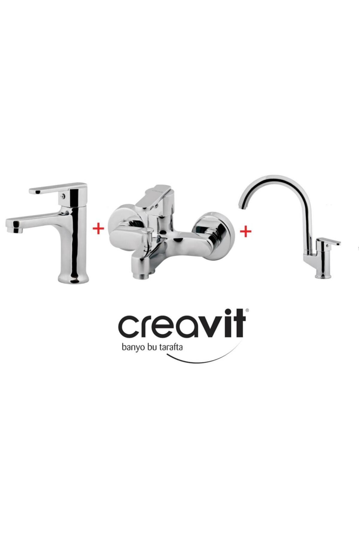 VEGA LAVABO+EVYE+BANYO BATARYA SETİ VG1840+VG2840+VG8640 5 YIL GARANTİ