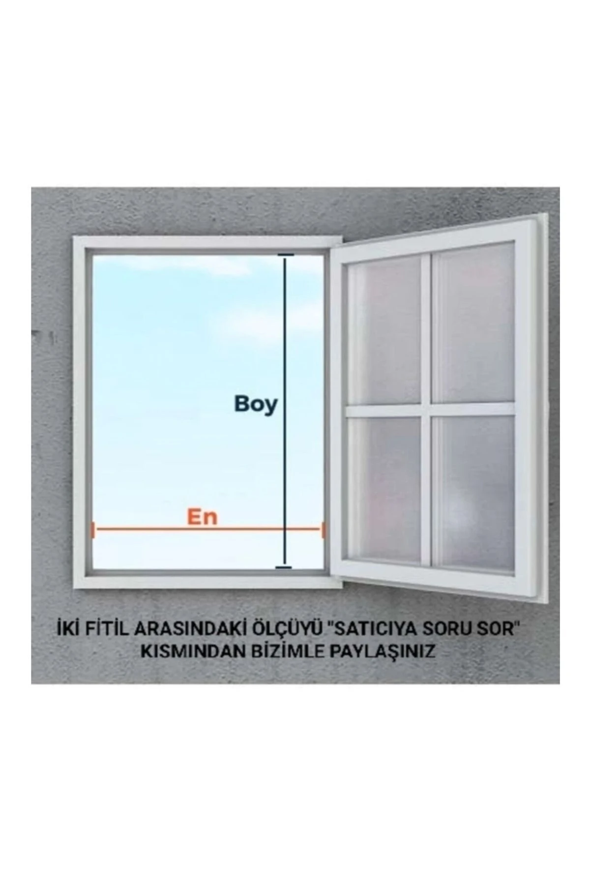 2 Adet Kapı 5 Adet Pencere Sineklik Beyaz Renk 12 No (7 ADET SİNEKLİK FİYATI)