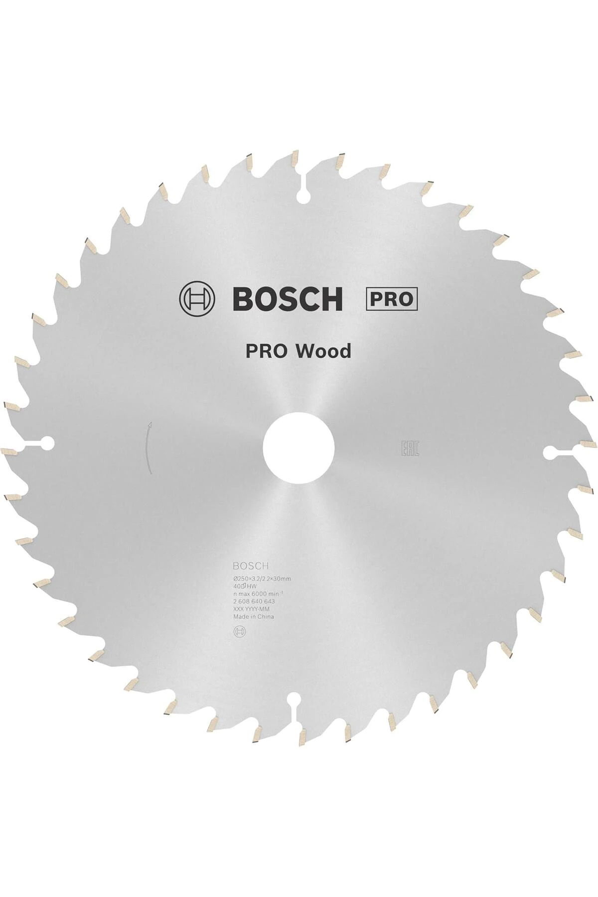 Pro Wood Daire Testere Bıçağı 250x 3,2x30 mm