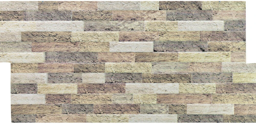 5 Adet (2,5m2) Patlatma Taş Desenli 3 Boyutlu Renkli Strafor Köpük Duvar Kaplama Paneli (PT-208)