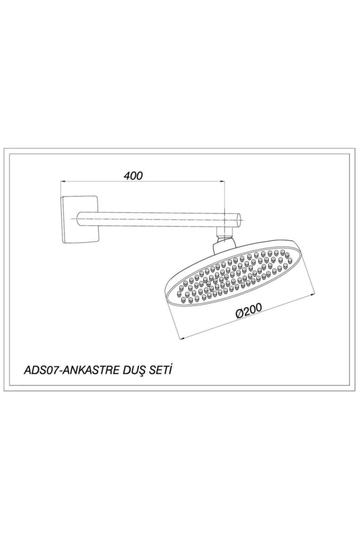 Ankastre Kabin Duş Seti Gildo