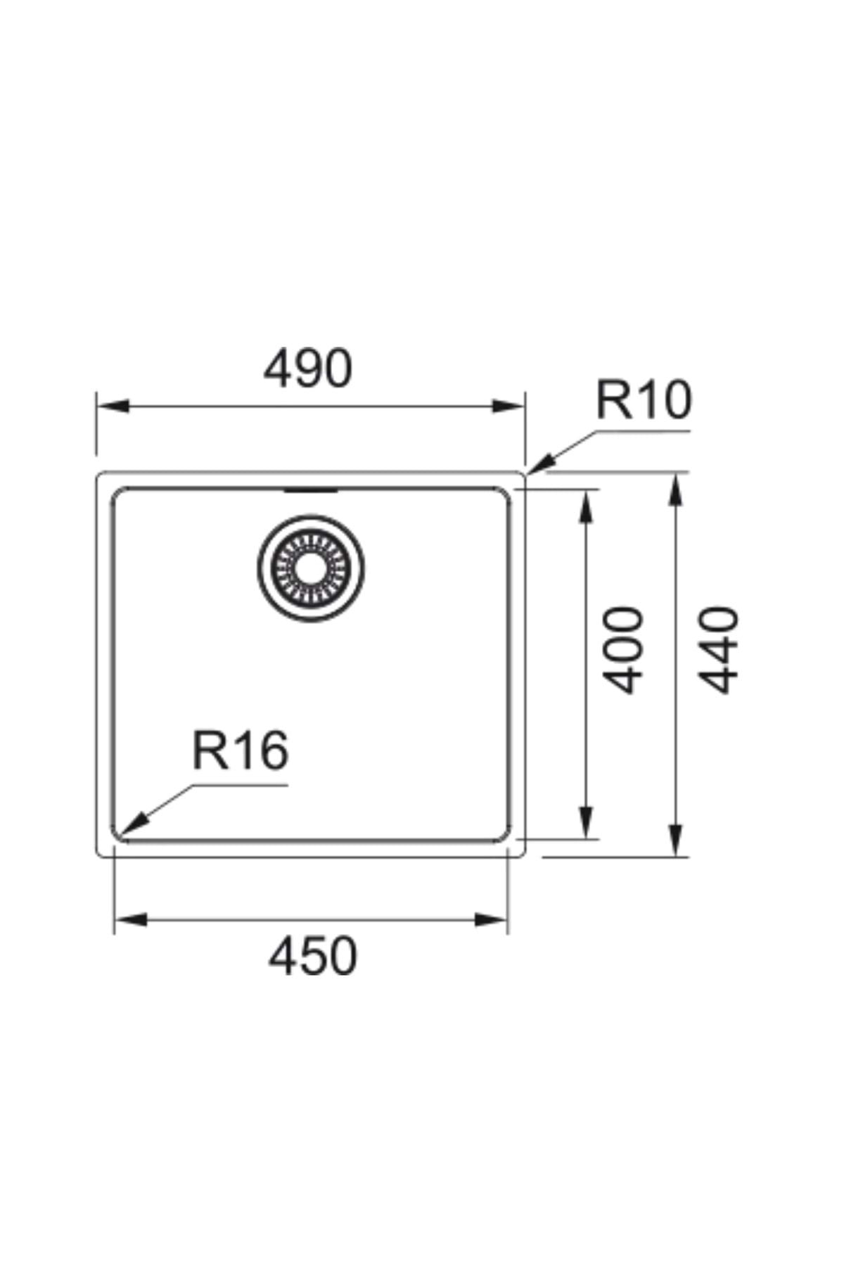 122.0654.852- Maris Mrx 110-45 Çelik Eviye